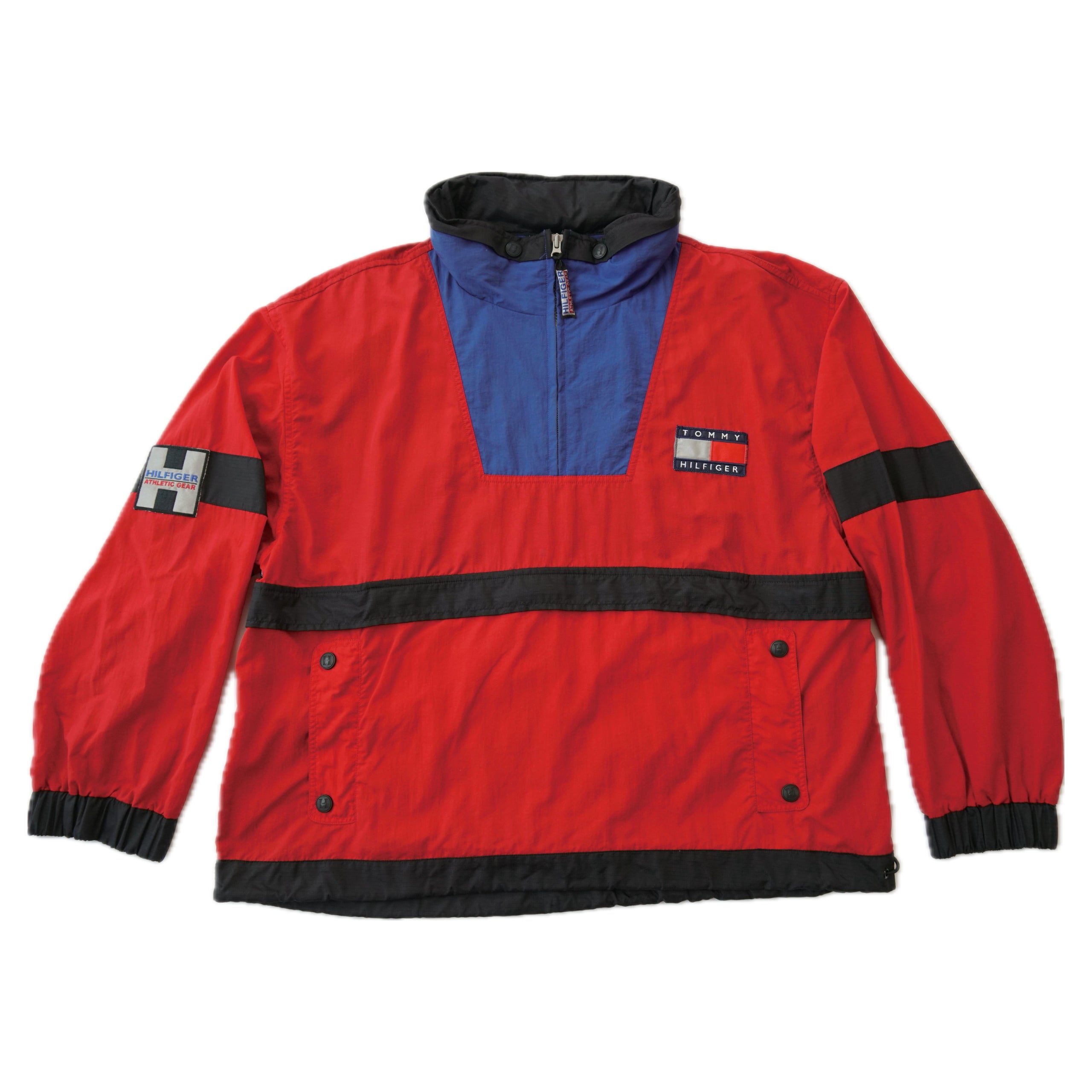 90s TOMMY HILFIGER athletic gear 2way Nylon Jacket